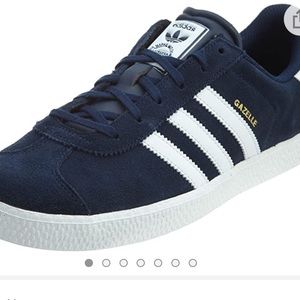Adidas Gazelle Sneakers- Women’s Blue Suede